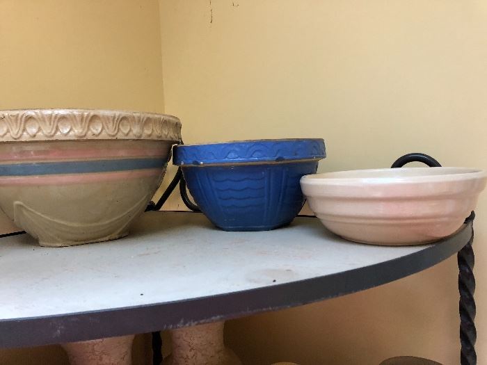 Anitque Stoneware bowls