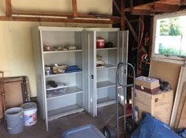 Cabinets.  Great for a garage