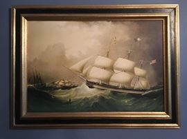 Clipper Ship Print