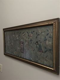 Chinese Silk Tapestry with Hand Work 