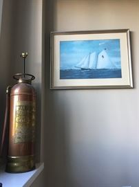Banger's Fire Extinguisher Lamp