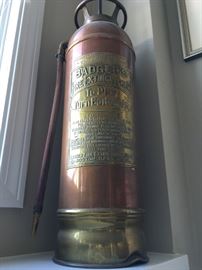 Badgers Copper Fire Extinguisher Lamp