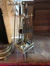 Unique Fireplace Tools with Stand