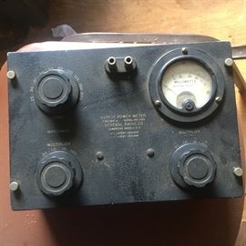 Vintage General Radio output power meter