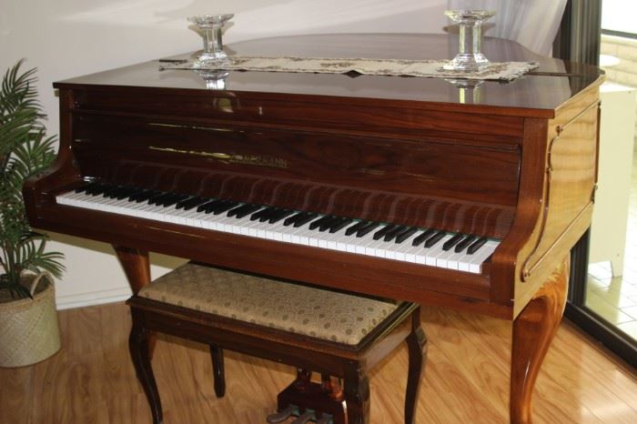 Baby Grand Zimmermann piano.