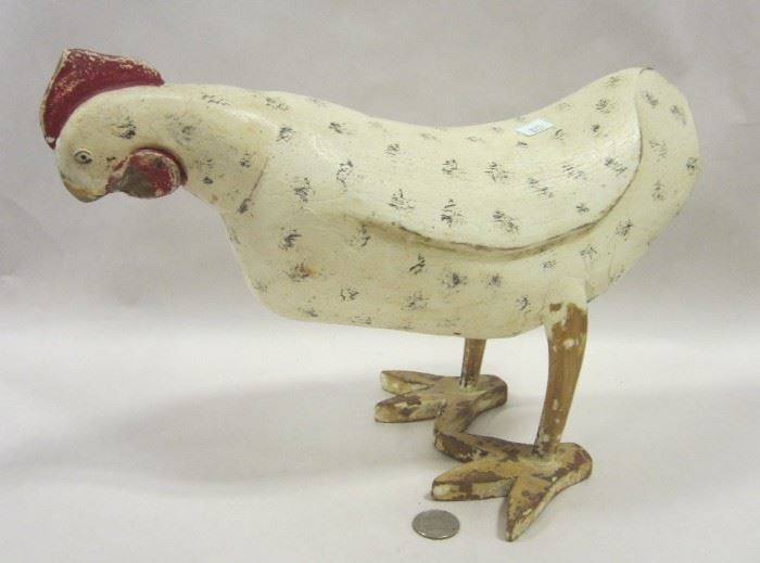 Repro folk art chicken