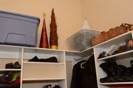 Christmas, we have a 10' prelite tree and a 4' tree.