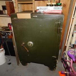 large vintage safe