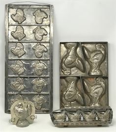 Vintage Chocolate and Candy Molds- Lots!