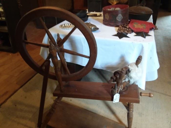 Flax Wheel Spinning wheel