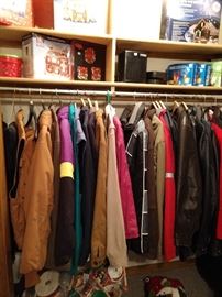 Quality Coats, Jackets and Overalls (mostly men's)