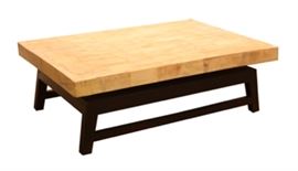 $124.50 - Cocktail Table in Pieced Mango in Two Tone Finish: 42" wide 29" deep 14" high