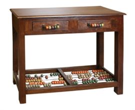 $149.50 - Abacus Console in Solid Mango: 47" wide 18" deep 30" high