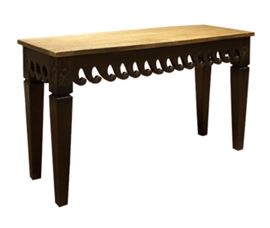 $149.50 Console Table Crackled Finish: 56" wide 18" deep 33" high