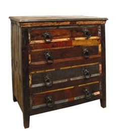 $199.50 - Drawer Chest Reclaimed Solids in Authentic Paint Finish: 31" wide 19" deep 35" high
