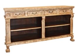 $499.50 - Bookcase Sideboard Reclaimed Solids: 71" wide 18" deep 40" high