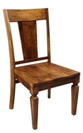 $74.50 - Side Chair in Warm Honey Finish-Solid Mango: 20" wide 23.5" deep 39" high