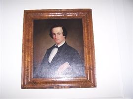 1840s OIL PORTRAIT--UNSIGNED