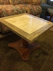 Marble top vintage table.
