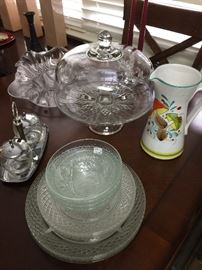 lots of pretty glassware