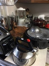 Many small appliances.