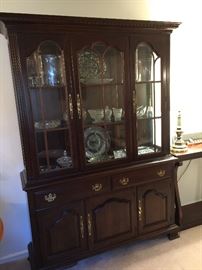 China hutch. Two pieces. Lots of storage.