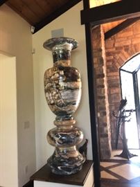 Pair of massive Indian Marble Urn/ Vases $8,000