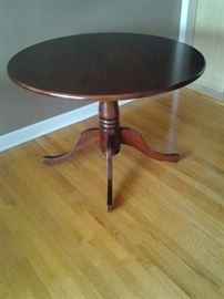 Round table, 42"diameter and 30"tall.   $175 