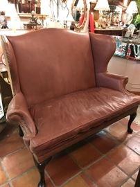 Ralph Lauren leather loveseat Reg 4800.00 Now 3360.00