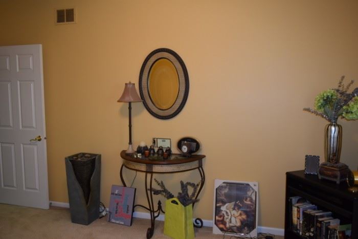Side Tables, Lamp, Home Decor, Art, Mirror