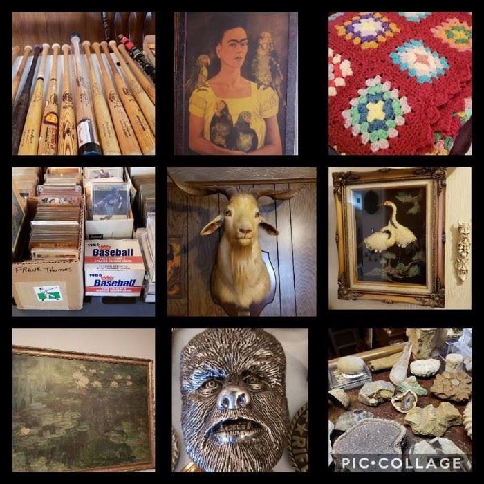 A very eclectic sale!