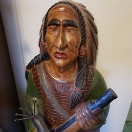 Native American wood carvings