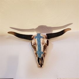 decorated animal skulls