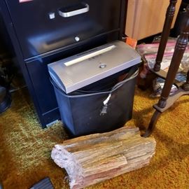 shredder, petrified wood