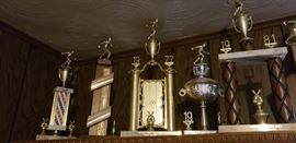 vintage bowling trophies