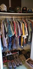 men's clothing and shoes, baseball caps