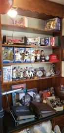 A large baseball card collection