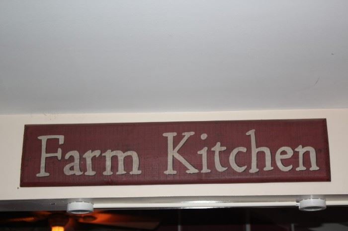 Farm Kitchen Sign