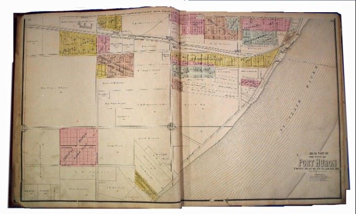 St. Clair County Atlas - Early 20th C, undated, missing 6 pages