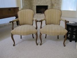 Pair French Chairs