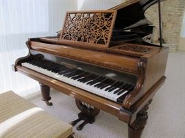John Broadmoor Grand Piano 1877 Rosewood