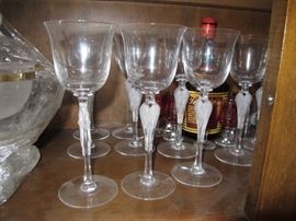 Faberge Pavlova Ballerina stemware