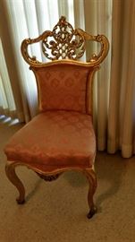 Giltwood chair