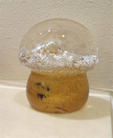 paperweight Kosta mushroom Goran Warff