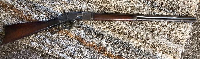 Model 1873 Winchester , .38 cal octagon barrel
