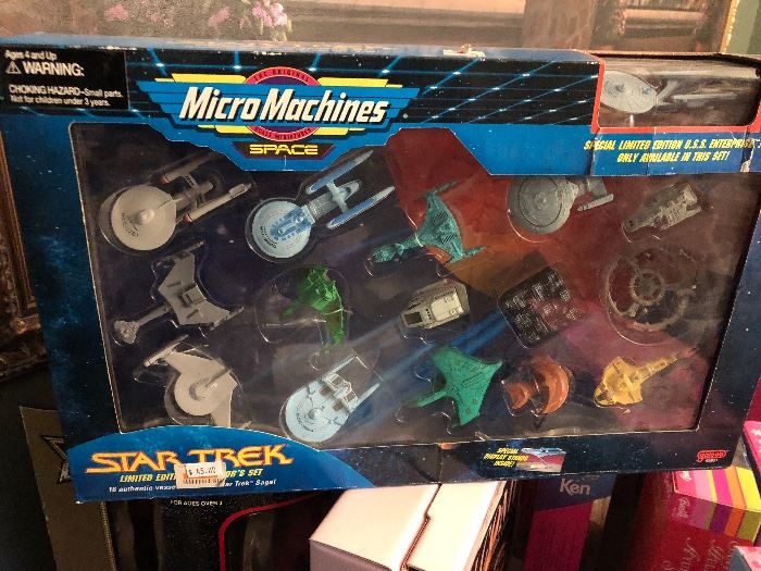 Micro Machines Star Trek Star ships