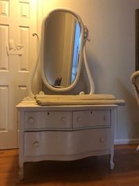 Vintage dresser with mirror