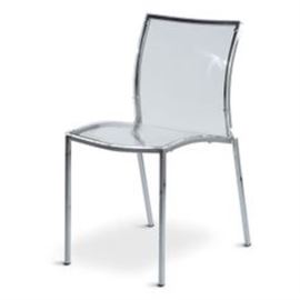 Lucite  Chrome chair