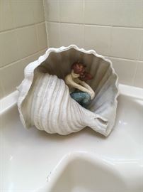 Very large shell with mermaid