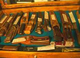 case of miscellaneous knives
